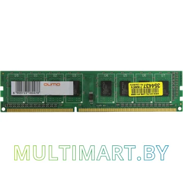 Оперативная память QUMO 4GB DDR3 PC3-12800 (QUM3U-4G1600C11)
